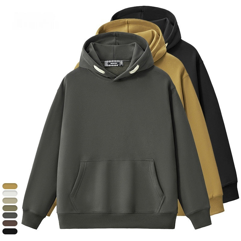 Pullover Hooded Loose Sweater Men