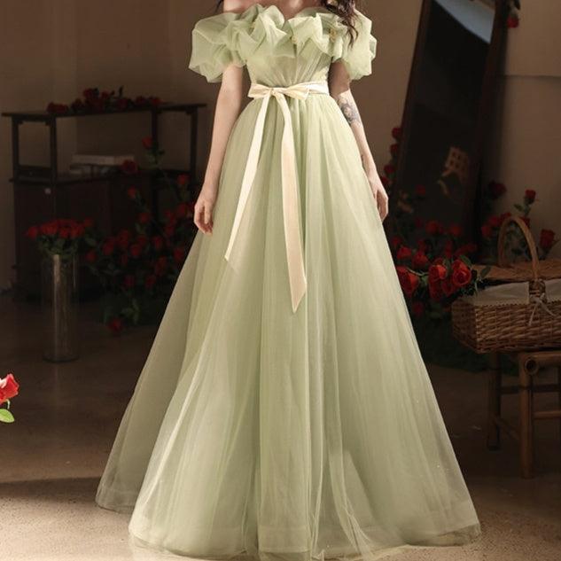 Off-shoulder Evening High-end Affordable Luxury Niche Dress - WOMONA.COM
