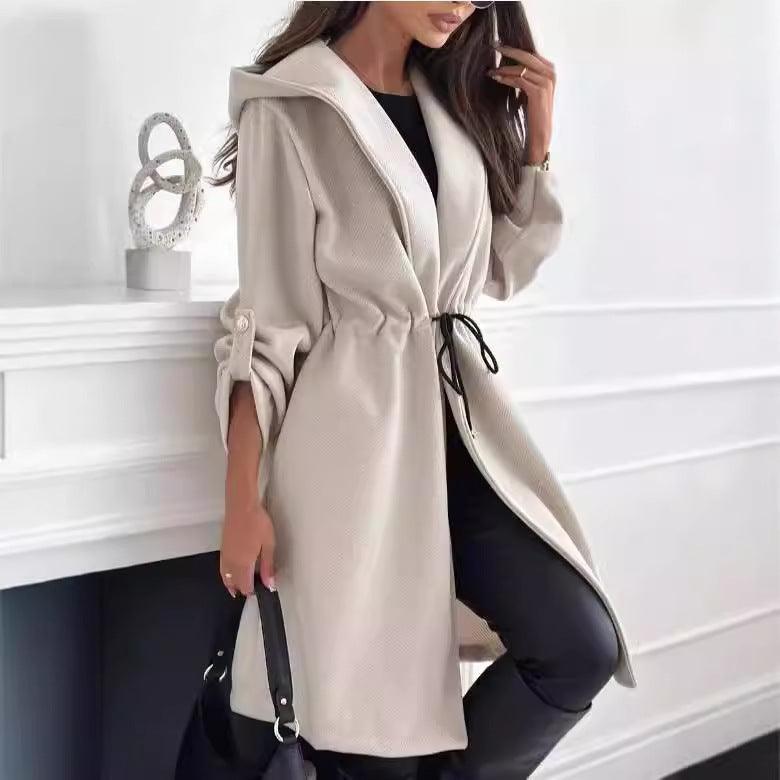 Women's Casual Long Sleeve Fall Winter Coat - WOMONA.COM