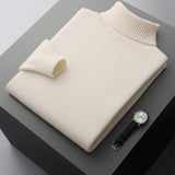 Men's Solid Color Sweater Bottoming Shirt - WOMONA.COM