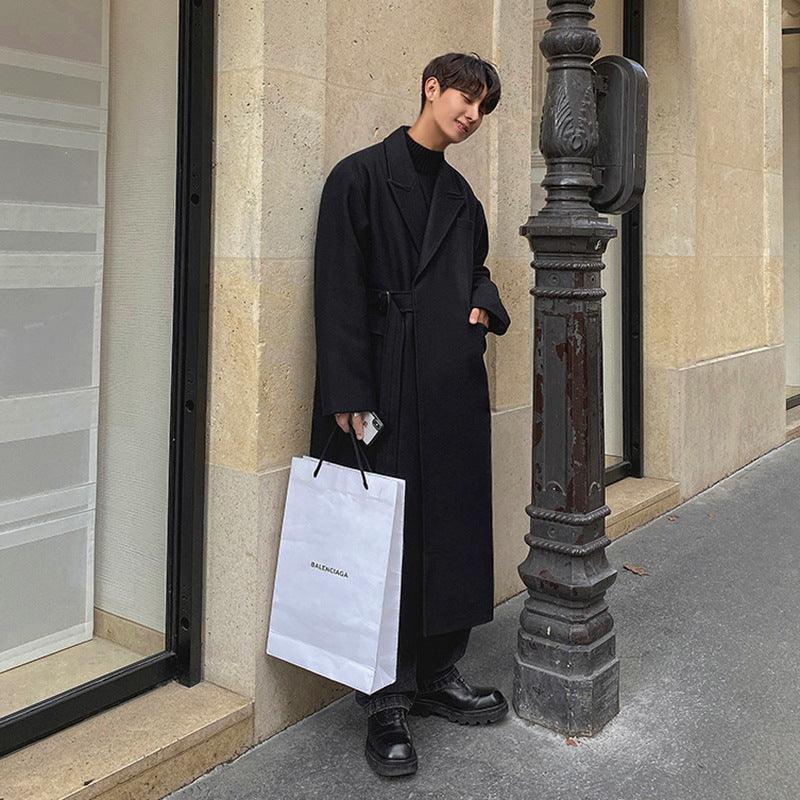 Fashion Double-sided Tweed Trench Coat - WOMONA.COM