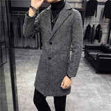 Men's Fashion Personality Windbreaker Slim Coat - WOMONA.COM