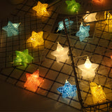 Christmas Cracked Star Lights String Ball Lights - WOMONA.COM