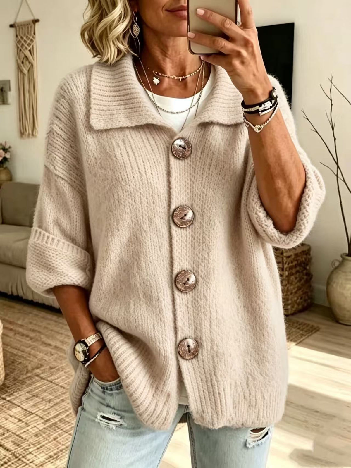 Women's Button-Down Knit Cardigan - product image 5