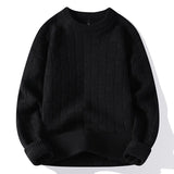 Knitted Men's New Fashion Round Neck Sweater - WOMONA.COM