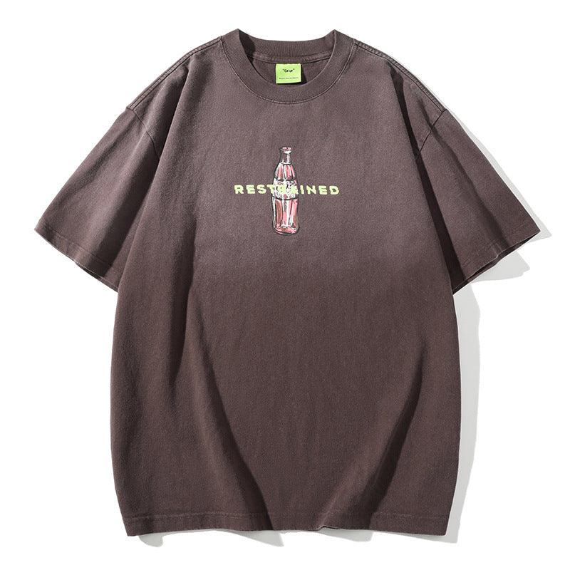 Fashion Gradient Color T-shirt For Men And Women - WOMONA.COM