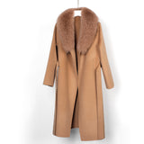 New Wool Overcoat Double-faced Woolen coat - WOMONA.COM