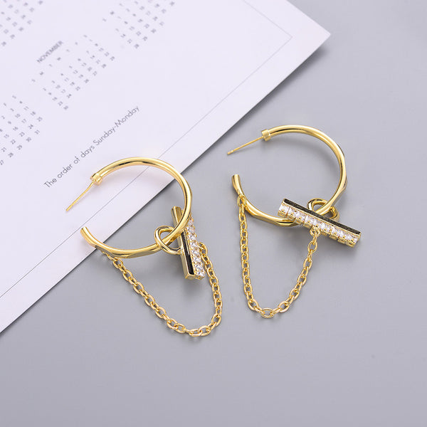 Fashion Trend Earrings Hot Alloy Circle - WOMONA.COM