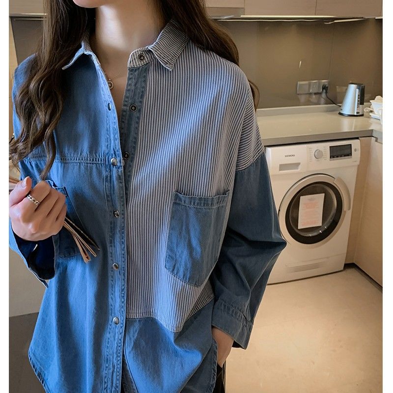 Denim Shirt Women - WOMONA.COM