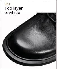 Genuine Leather Fashion Martin Boots For Men - WOMONA.COM