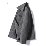 New Alpaca Double-faced Woolen Goods Cashmere Short Wool Jacket Men - WOMONA.COM