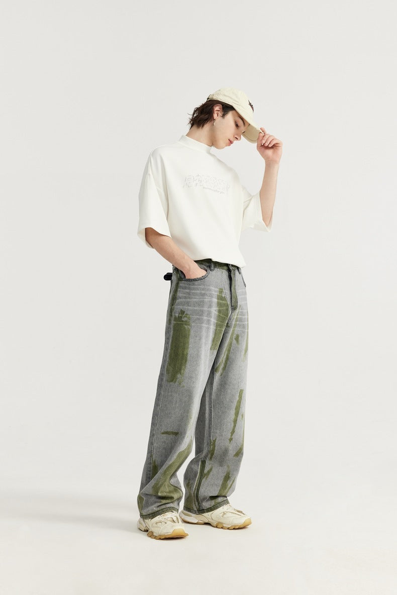 Wide Leg Loose Street Straight Jeans - WOMONA.COM