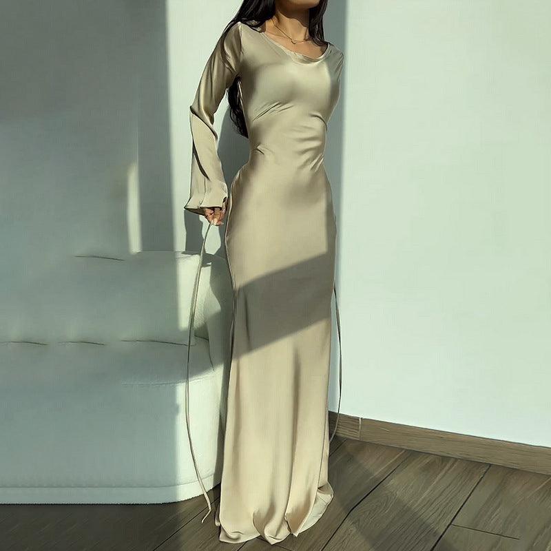 Women's Loose Long Sleeve Autumn Dress