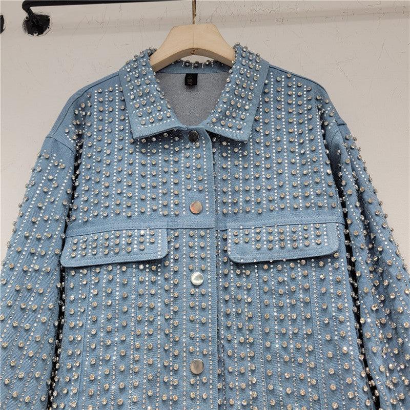 Super Heavy Work Full Diamond Jacket Top