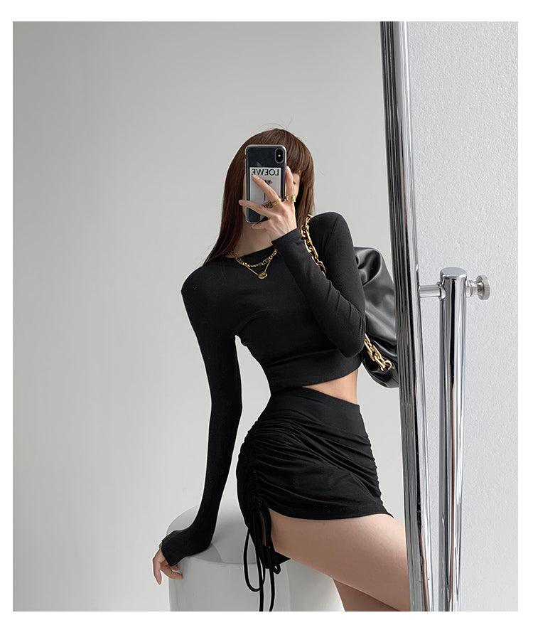 Skirts Tight Dancing Fitness Short Skirts Tide - WOMONA.COM