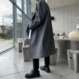 Men's Fashion Personality British Trench Fabric Jacket - WOMONA.COM