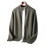 Thickening Stand Collar Cashmere Cardigan