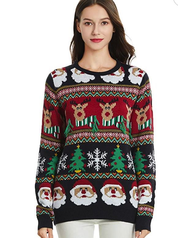 Winter Loose Women's Christmas Sweaters - WOMONA.COM