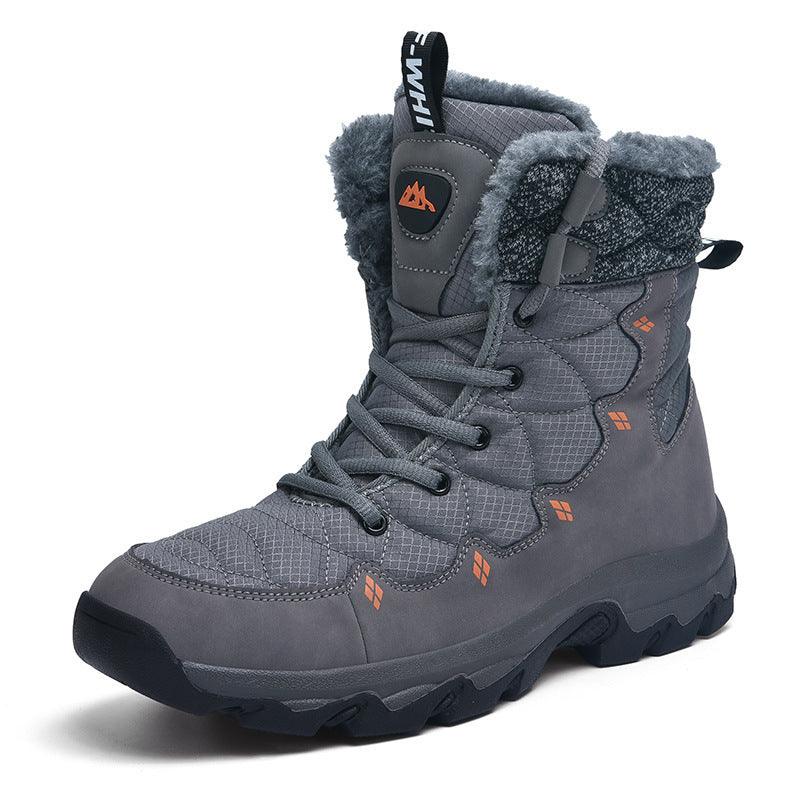 Outdoor Fleece-lined High-top Boots - WOMONA.COM
