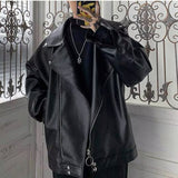 Fleece Loose Pilot Parker Biker Jacket - WOMONA.COM