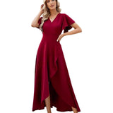 Europäisches und amerikanisches Abendkleid aus Satin für Damen