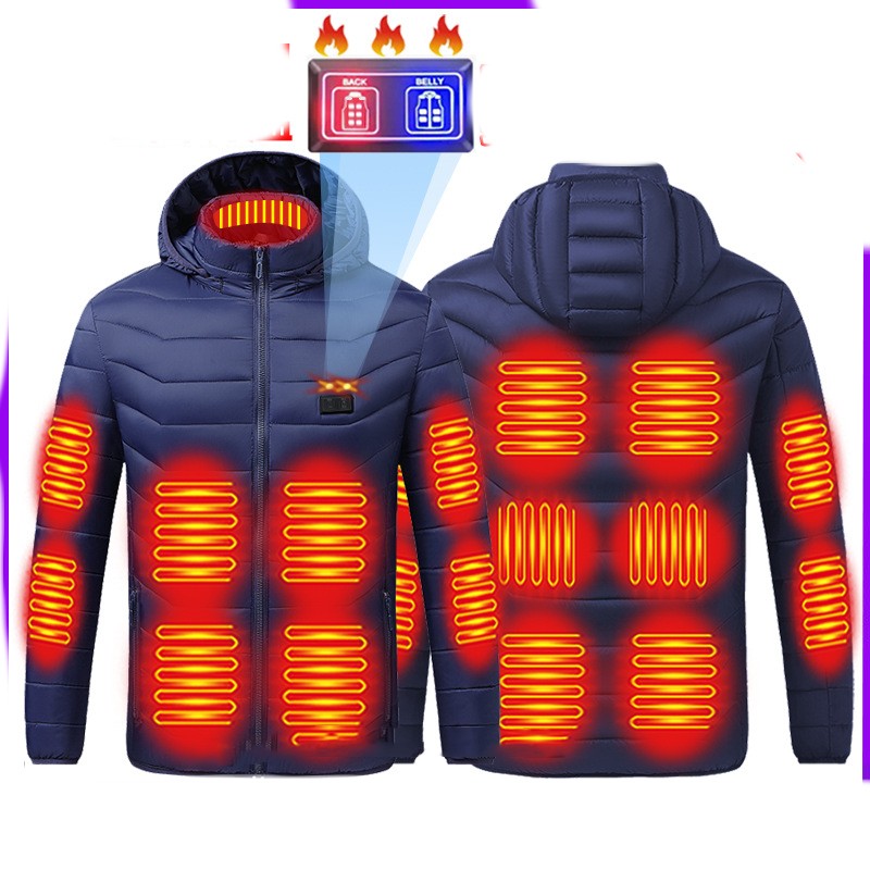 USB Charging And Heating Jacket Throughout The Body - WOMONA.COM