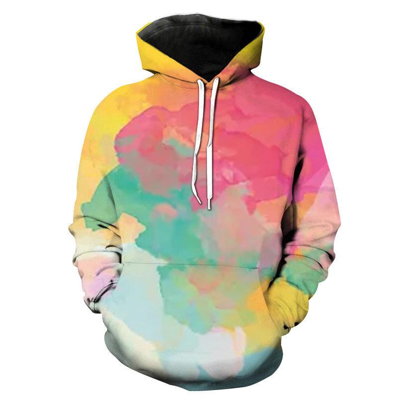 Autumn And Winter Art Graffiti 3D Digital Printing Sweater - WOMONA.COM