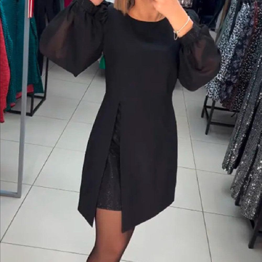 Ladies New Temperament Waist-controlled Dress - WOMONA.COM