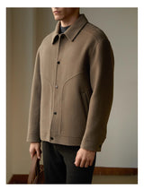 Double-sided Woolen Coat Men's - WOMONA.COM