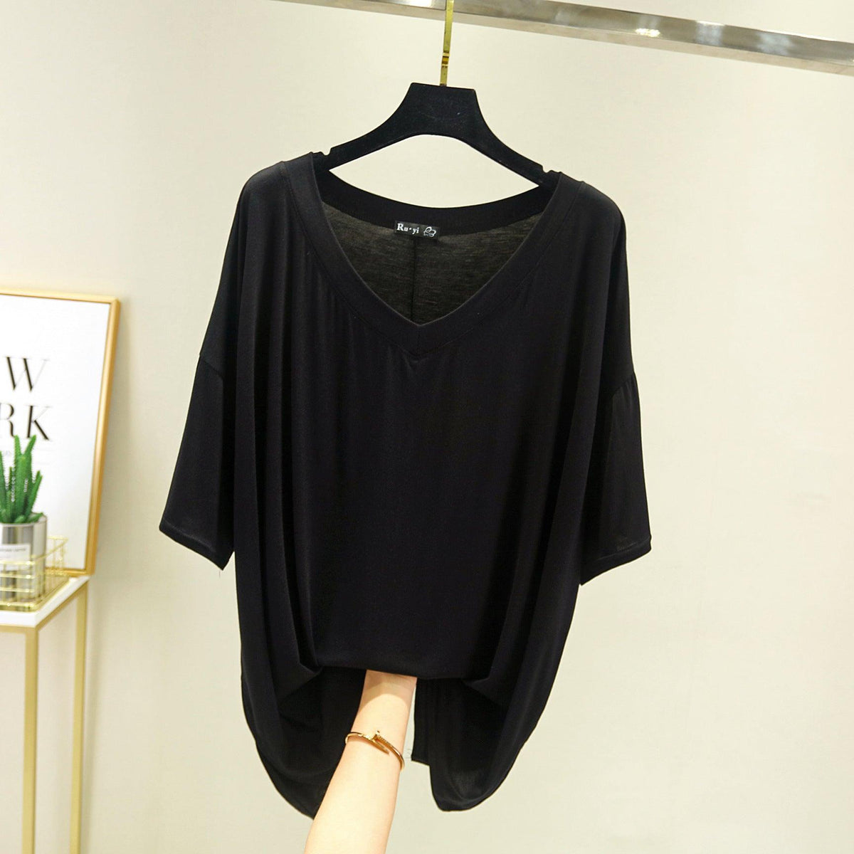 Korean Style Summer Thin Loose Short Sleeve - WOMONA.COM
