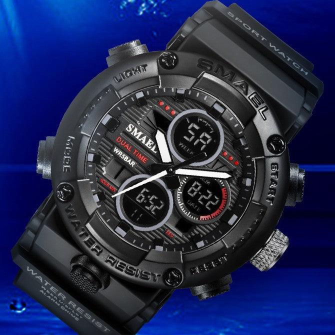 Casual Versatile Outdoor Luminous Male Student Watch - WOMONA.COM