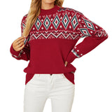 Sweater Loose Pullover Christmas Sweater - WOMONA.COM