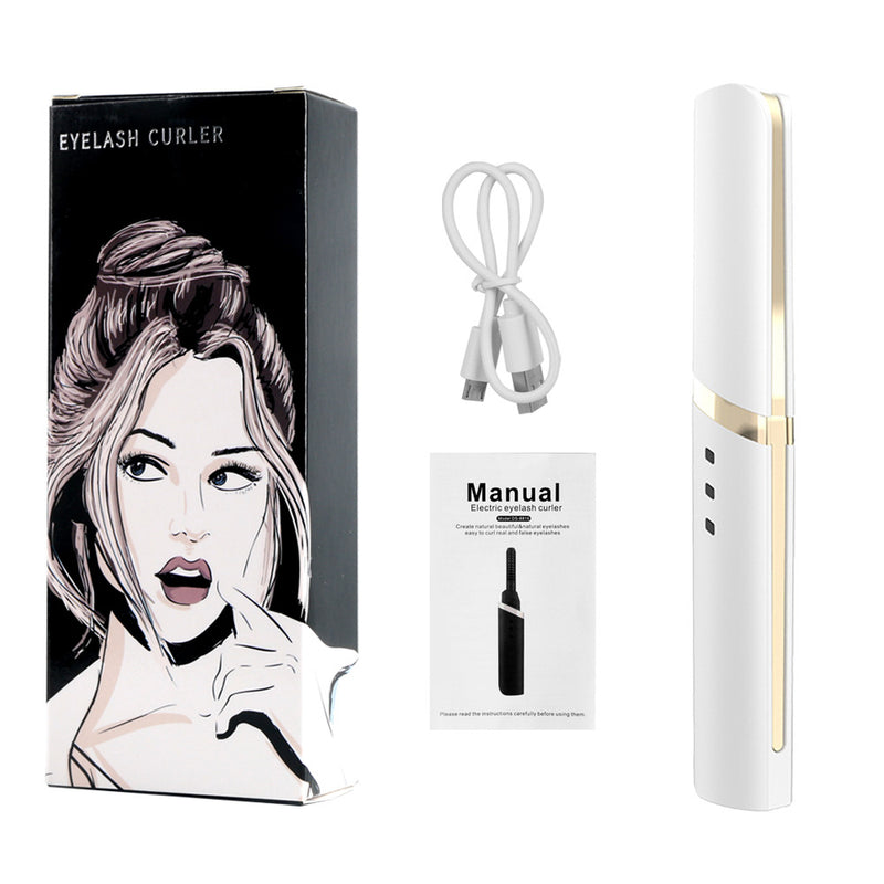 Eyelash Curler Electric Beauty Tool Styling Eyelashes - WOMONA.COM