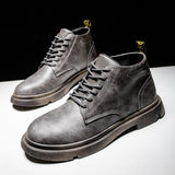 Casual Sports Shoes Plus Cashmere Martin Boots Men - WOMONA.COM