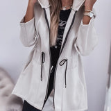 Winter Fashion Casual Hooded Coat Women's Clothing