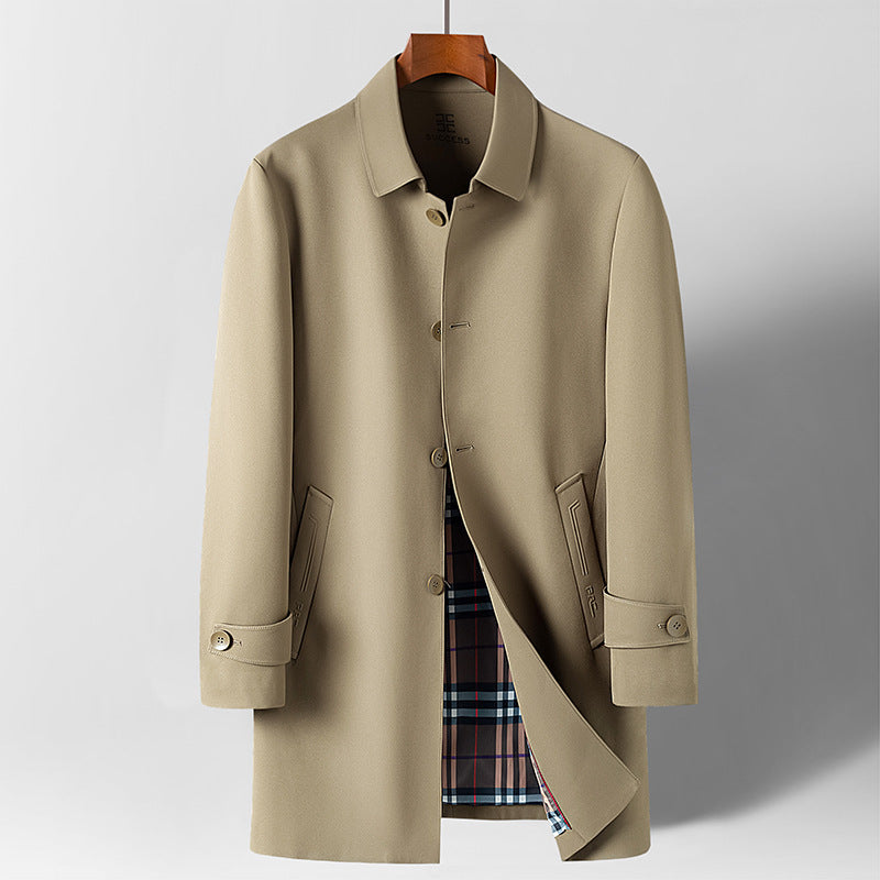 Medium Casual Mid-length Trench Coat