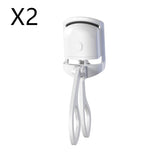 Heated Eyelash Curler Electric Temperature Control Mini Eyelash Curler Electric Portable Charging - WOMONA.COM