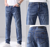 Men's Jeans Straight Fashion Slim Fit - WOMONA.COM