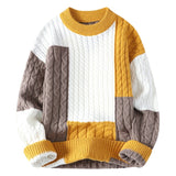 Men's Crew Neck Pullover Sweater - WOMONA.COM