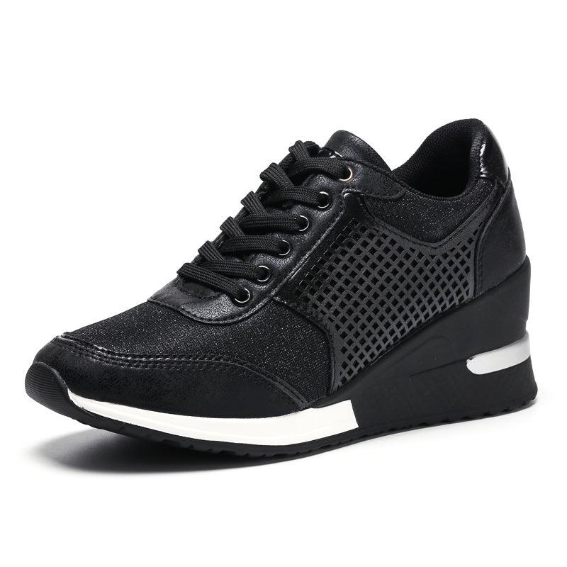 Women Lace-up Sneakers - WOMONA.COM