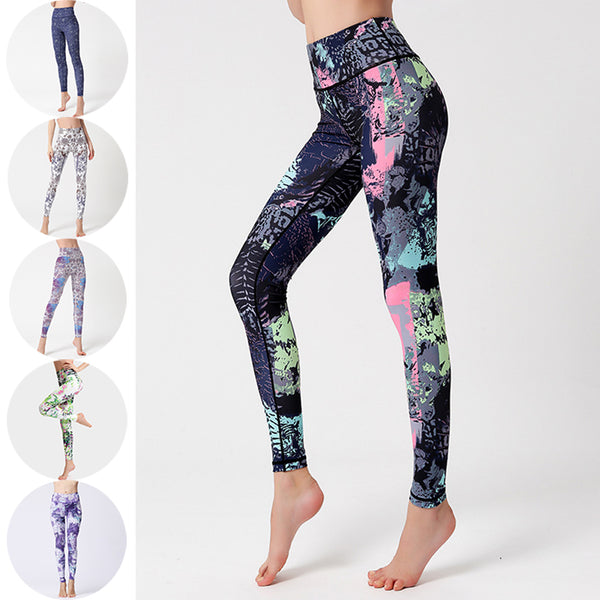 Fashion Tie Dye Leggings Women Fitness Yoga Pants - WOMONA.COM