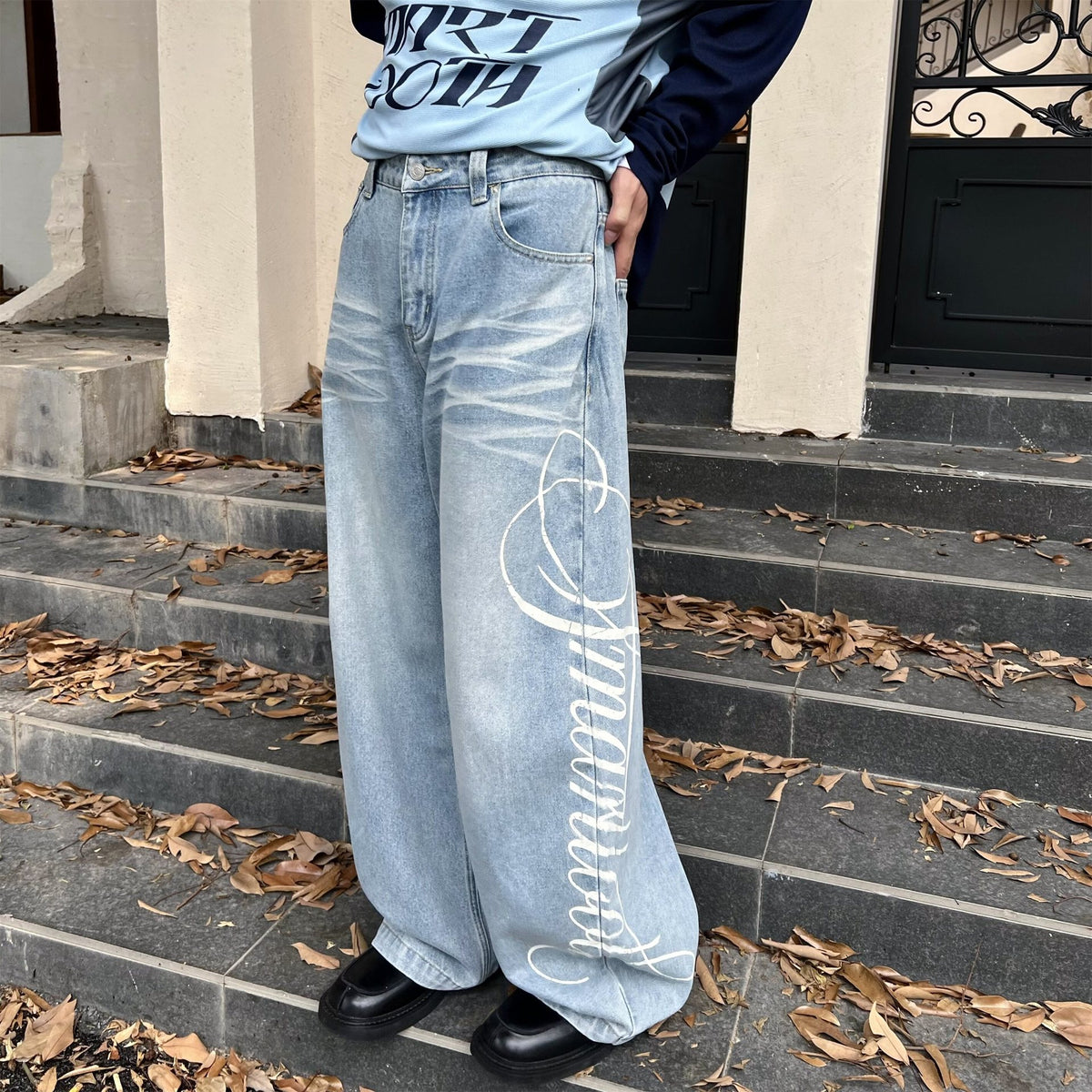 Casual Trendy Effortless Fashionable Mid-rise