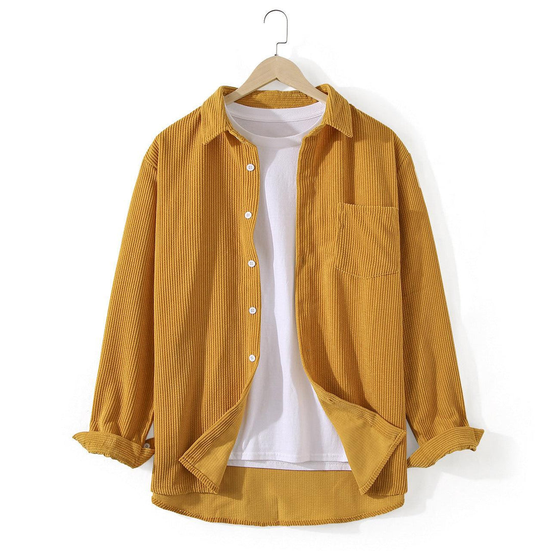 Men's Loose Casual Long Sleeve Shirt