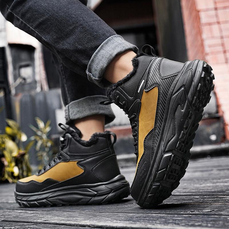 Cold And Warm High Cotton-padded Shoes - WOMONA.COM
