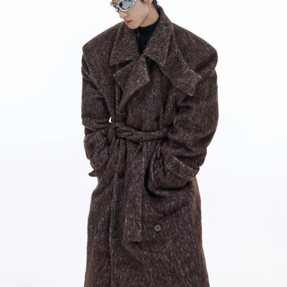 Double Layer Woolen Coat With Thickened Coat - WOMONA.COM