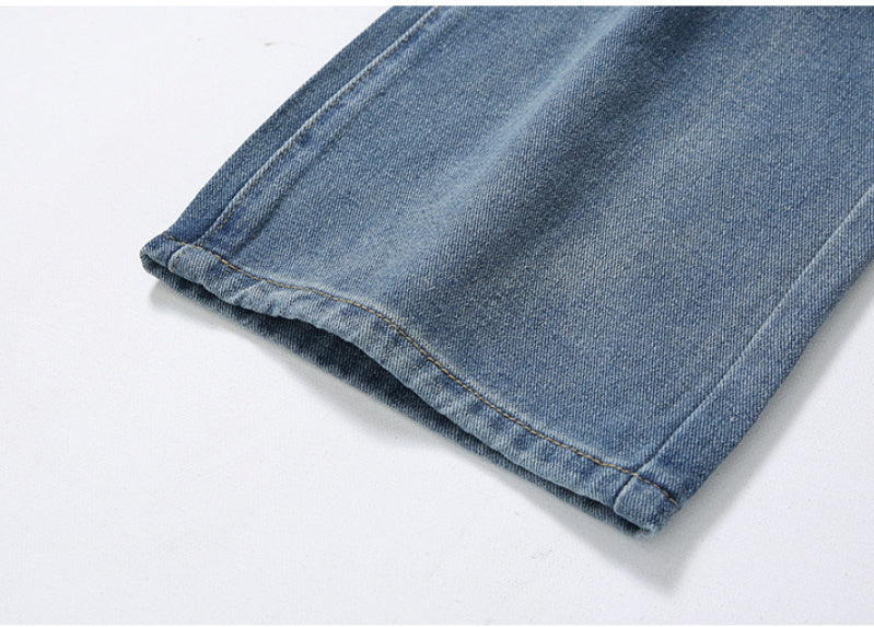 Mode Persönlichkeit Retro Washed Jeans Männer