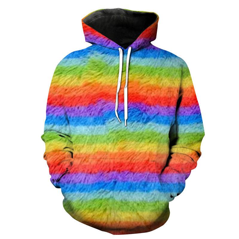 Autumn And Winter Art Graffiti 3D Digital Printing Sweater - WOMONA.COM