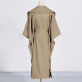 Cape Trench Coat For Women Fall Long