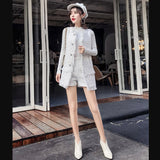 Small Fragrant Milk Fringed Tweed Suit Women's Self-cultivation - WOMONA.COM