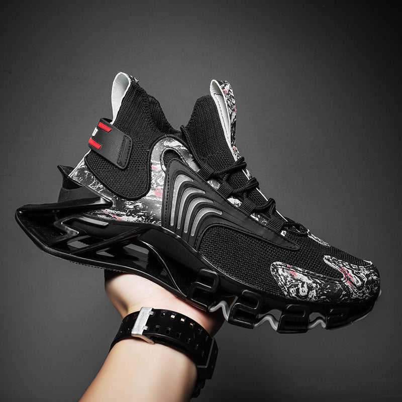 Men's Cool Running Sneakers Mesh Breathable Sports Anti-Skid Walking Footwear Shoes – alternate product view 2
